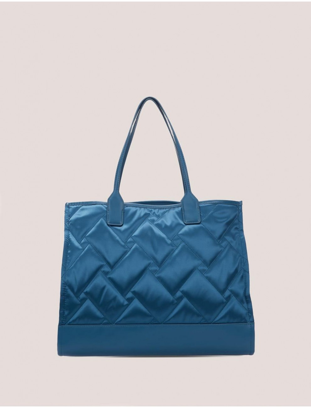 Bolso shopper de mujer en nylon azul