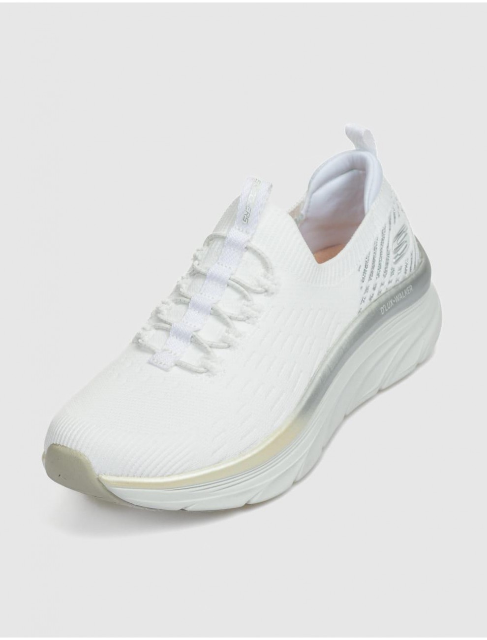 Zapatilla Skechers Relaxed Fit D lux Walker Let It Glow Blanco Kamomeshop.es