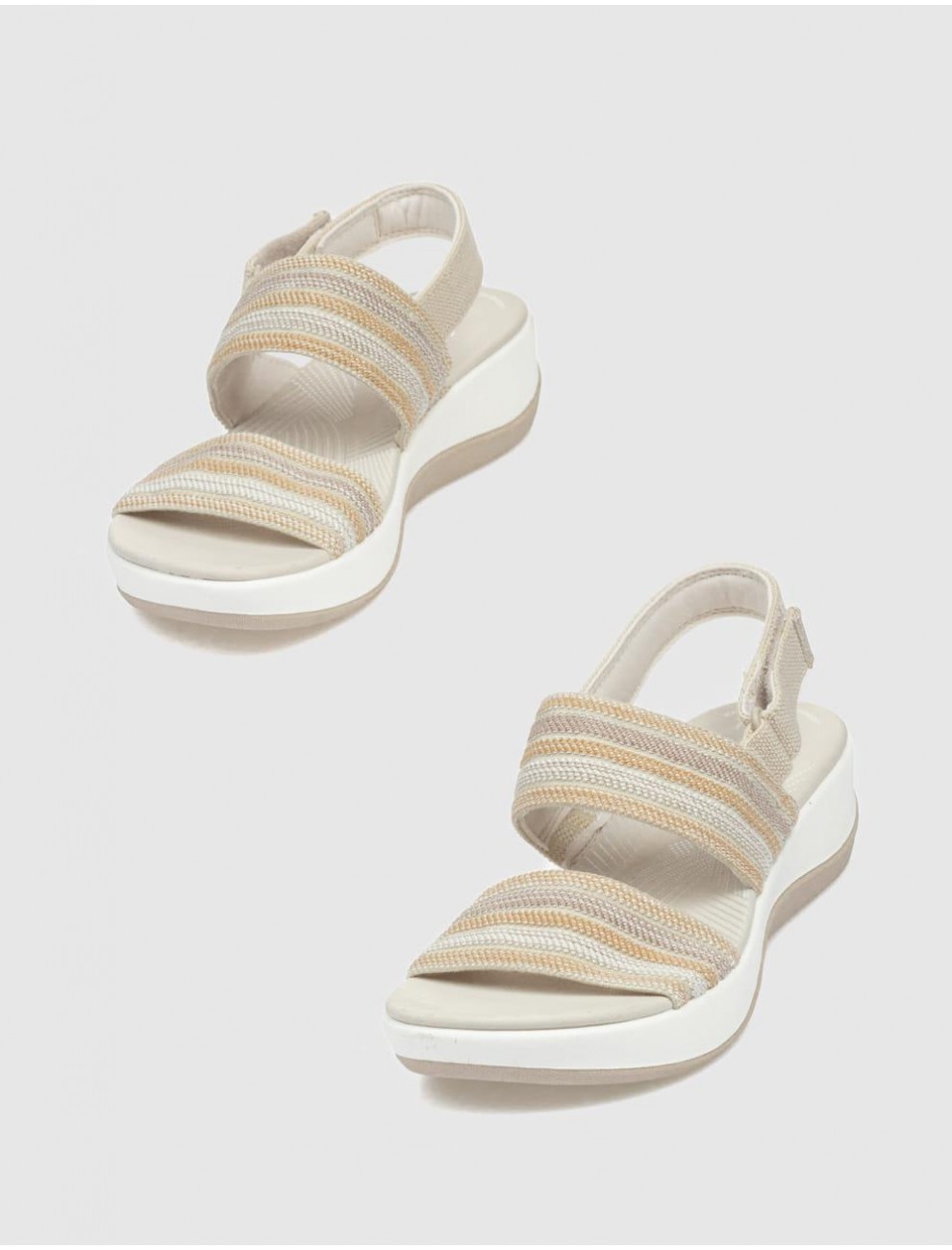 Sandalias blancas clarks deals