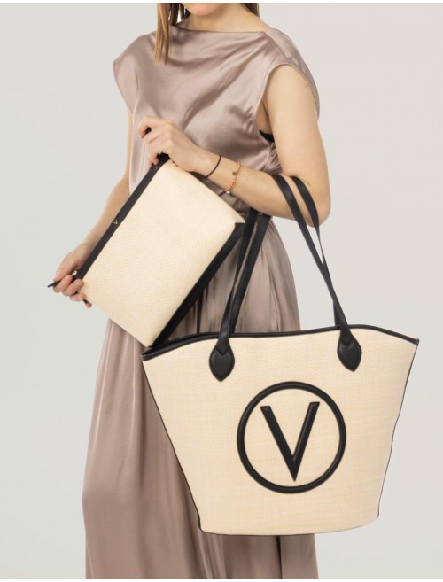 BOLSO shopper VALENTINO BAGS COVENT VBS7QO01 NEGRO