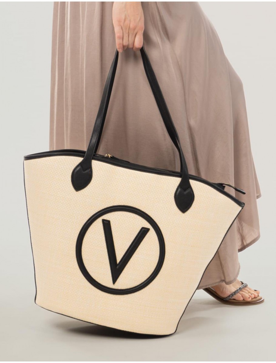 BOLSO shopper VALENTINO BAGS COVENT VBS7QO01 NEGRO