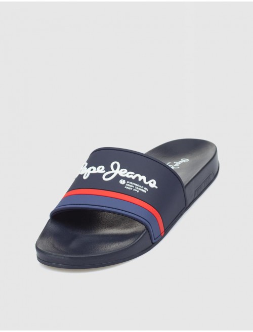 CHANCLA PEPE JEANS SLIDER PORTOBELLO M MARINO