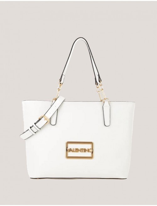 BOLSO SHOPPER VALENTINO BAGS PRINCESA VBS7R106 BLANCO