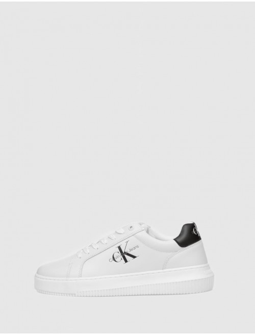 ZAPATILLA URBANA CALVIN KLEIN CHUNKY CUPSOLE MONO LTH BLANCO