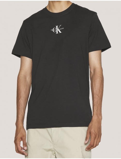 CAMISETA CALVIN KLEIN MONOLOGO TEE NEGRO