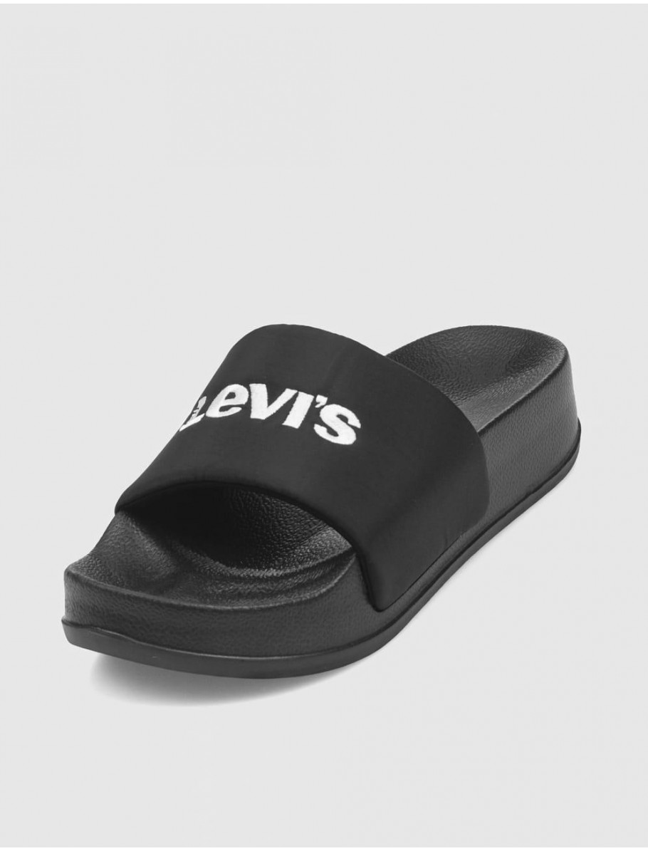 CHANCLA LEVIS JUNE S BOLD PADDED NEGRO