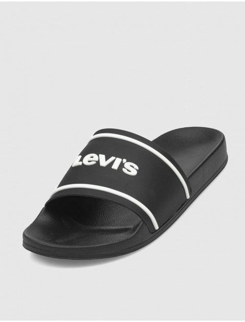 CHANCLA LEVIS JUNE 3D NEGRO