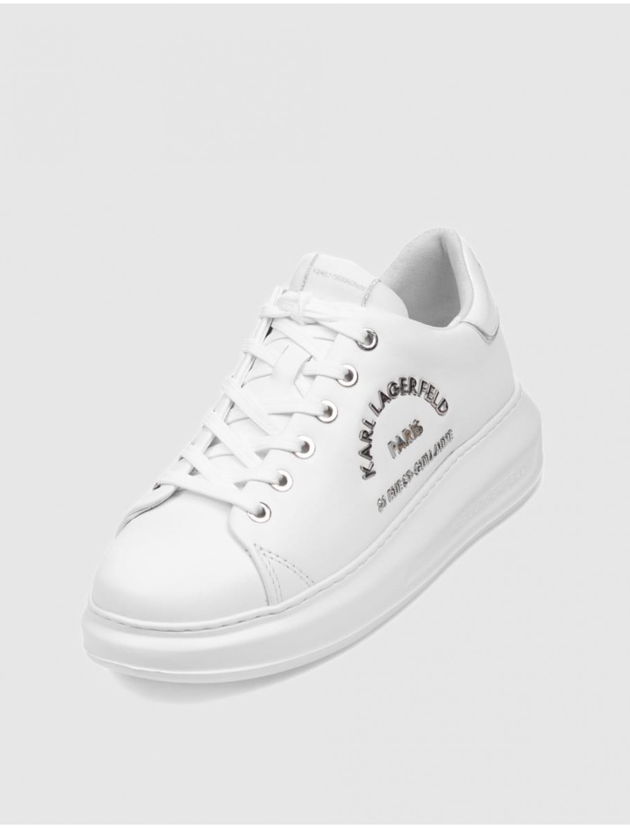 ZAPATILLA KARL LAGERFED KAPRI METAL MAISON KARL LACE BLANCO