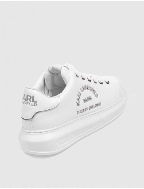 ZAPATILLA KARL LAGERFED KAPRI METAL MAISON KARL LACE BLANCO