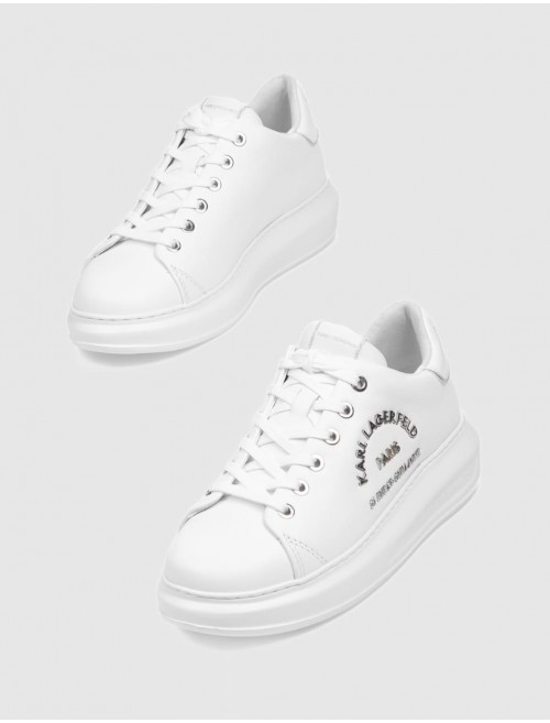 ZAPATILLA KARL LAGERFED KAPRI METAL MAISON KARL LACE BLANCO