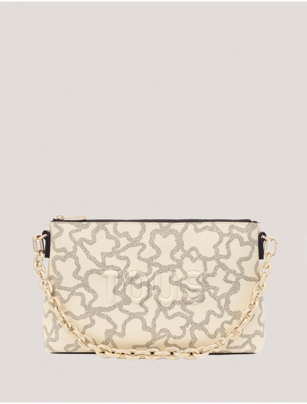 BOLSO TOUS KAOS ICON CLUTCH BEIG