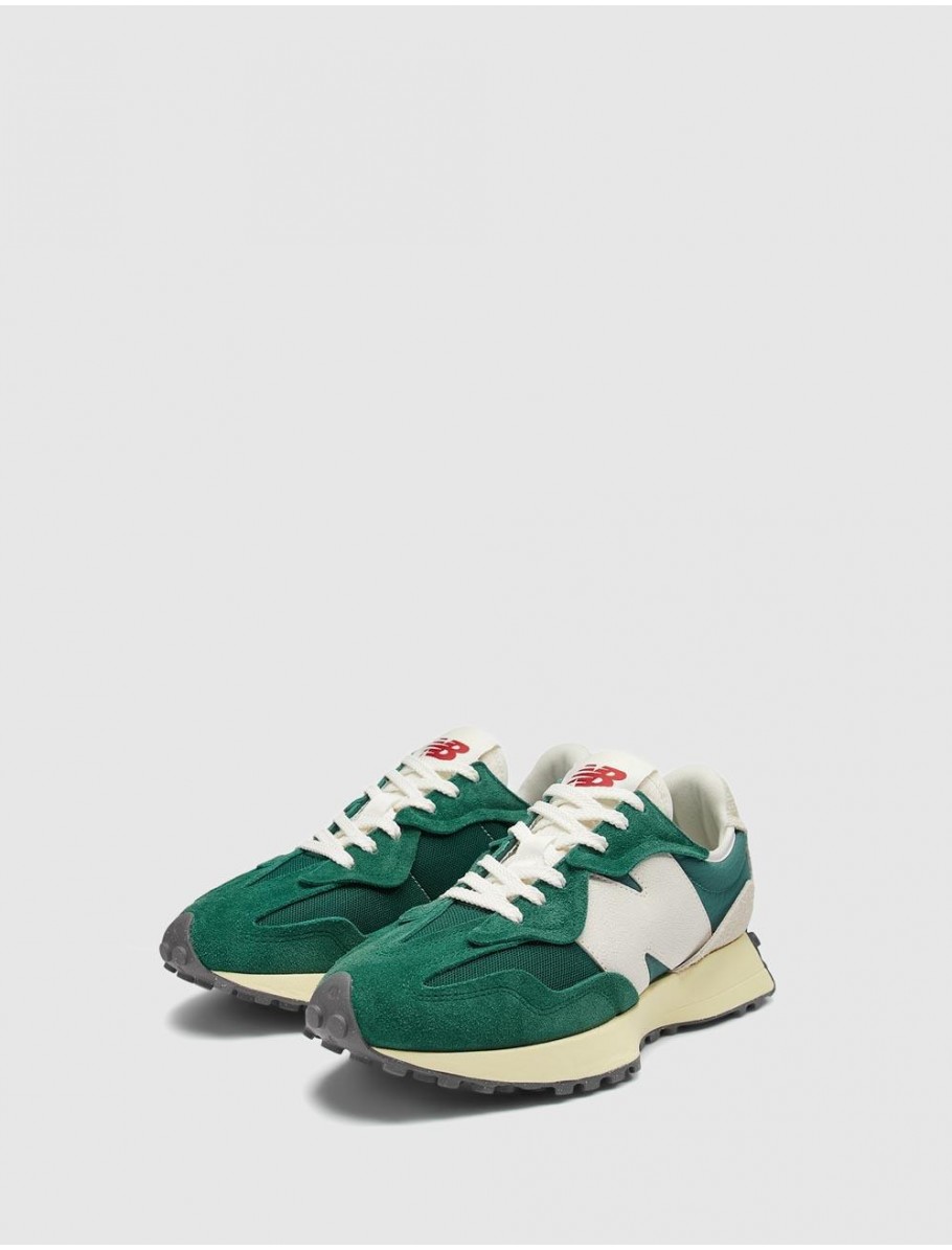 ZAPATILLA NEW BALANCE U327 BLANCO VERDE