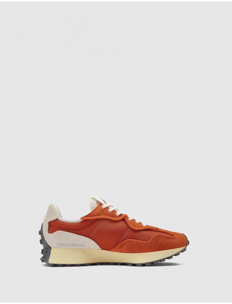 ZAPATILLA NEW BALANCE U327 BLANCO NARANJA