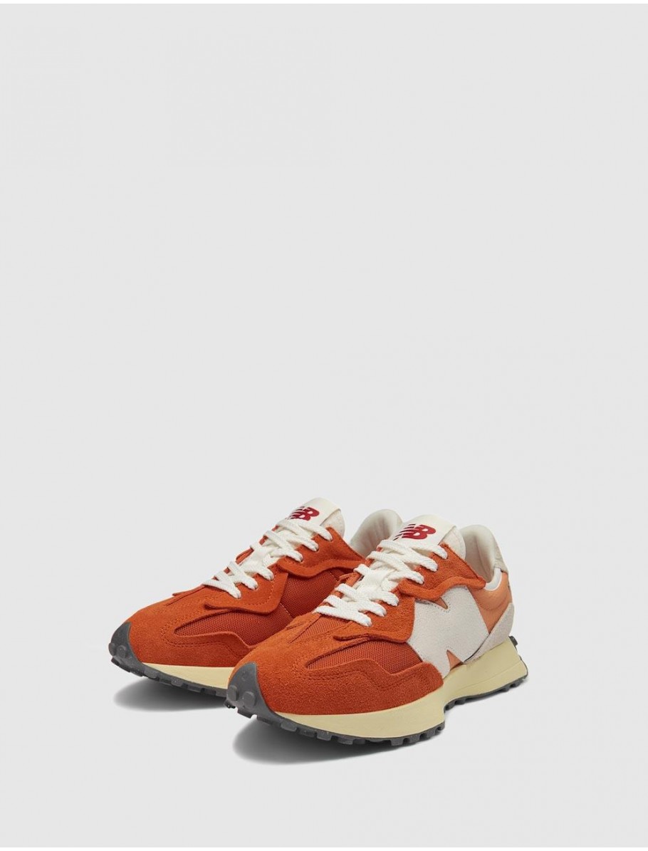 ZAPATILLA NEW BALANCE U327 BLANCO NARANJA