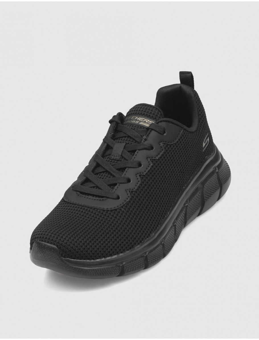 ZAPATILLA SKECHERS BOBS SPORT B FLEX NEGRO