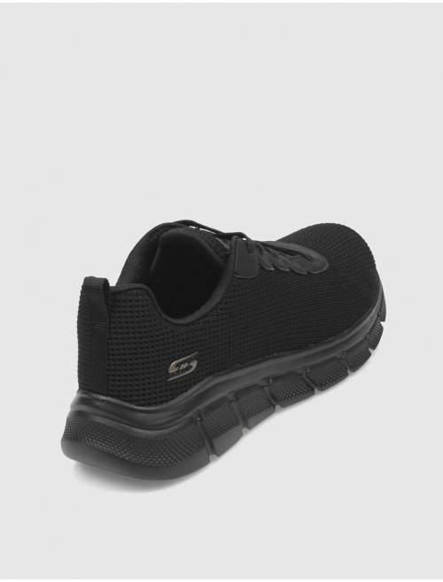 ZAPATILLA SKECHERS BOBS SPORT B FLEX NEGRO