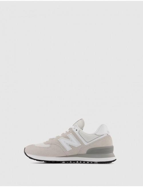 ZAPATILLA NEW BALANCE WL574 BEIG BLANCO