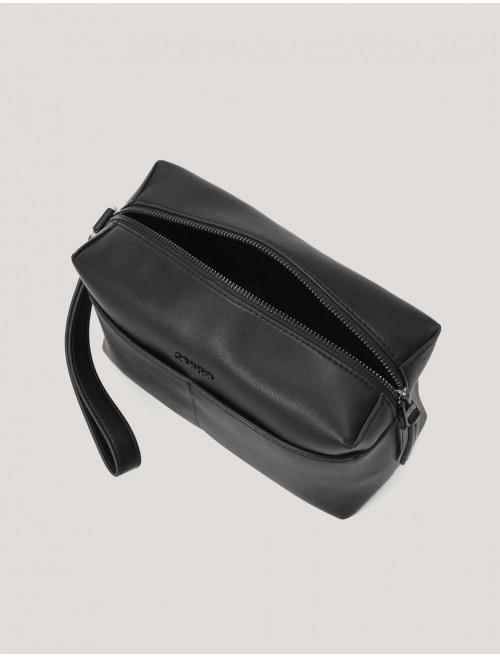 NECESER CALVIN KLEIN CLEAN ESNTL WASHBAG NEGRO