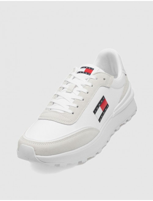 ZAPATILLA TOMMY HILFIGER TJM TECHNICAL RUNNER ESS BLANCO