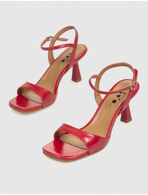 SANDALIA OBVIO SHOES DRAC ROJO