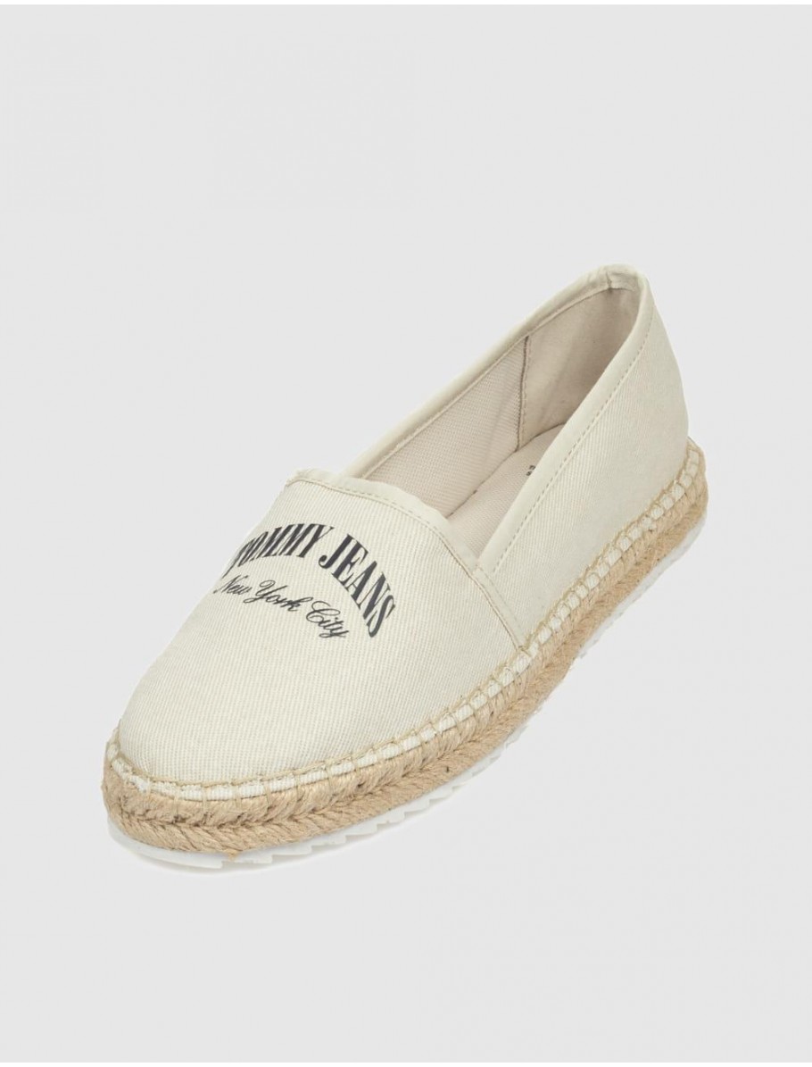 ALPARGATA TOMMY HILFIGER TJW VARSITY ESPADRILLE BEIG