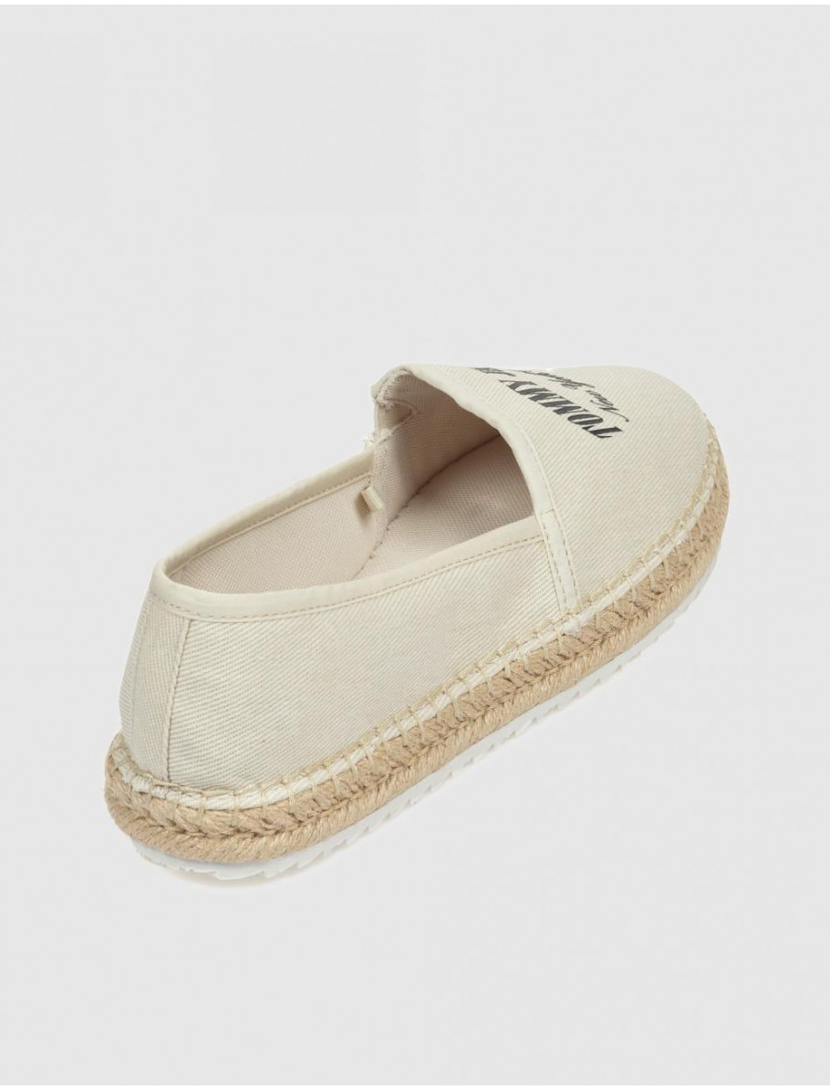 ALPARGATA TOMMY HILFIGER TJW VARSITY ESPADRILLE BEIG