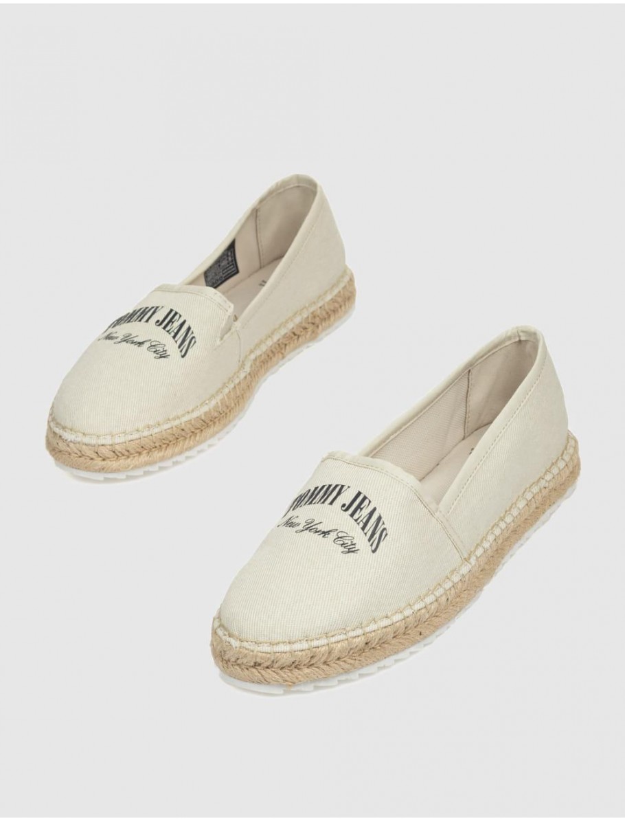 ALPARGATA TOMMY HILFIGER TJW VARSITY ESPADRILLE BEIG