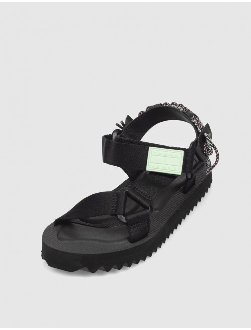 SANDALIA TOMMY HILFIGER TJW EVA SANDAL NEGRO