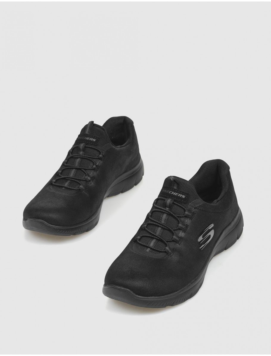 ZAPATILLA SKECHERS SUMMITS ITZ BAZIK NEGRO