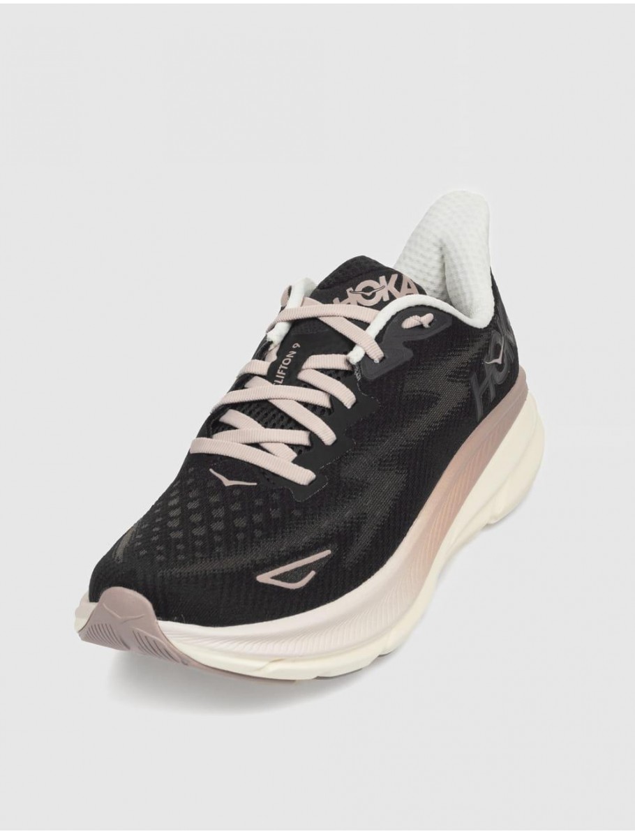 ZAPATILLA HOKA CLIFTON 9 NEGRO