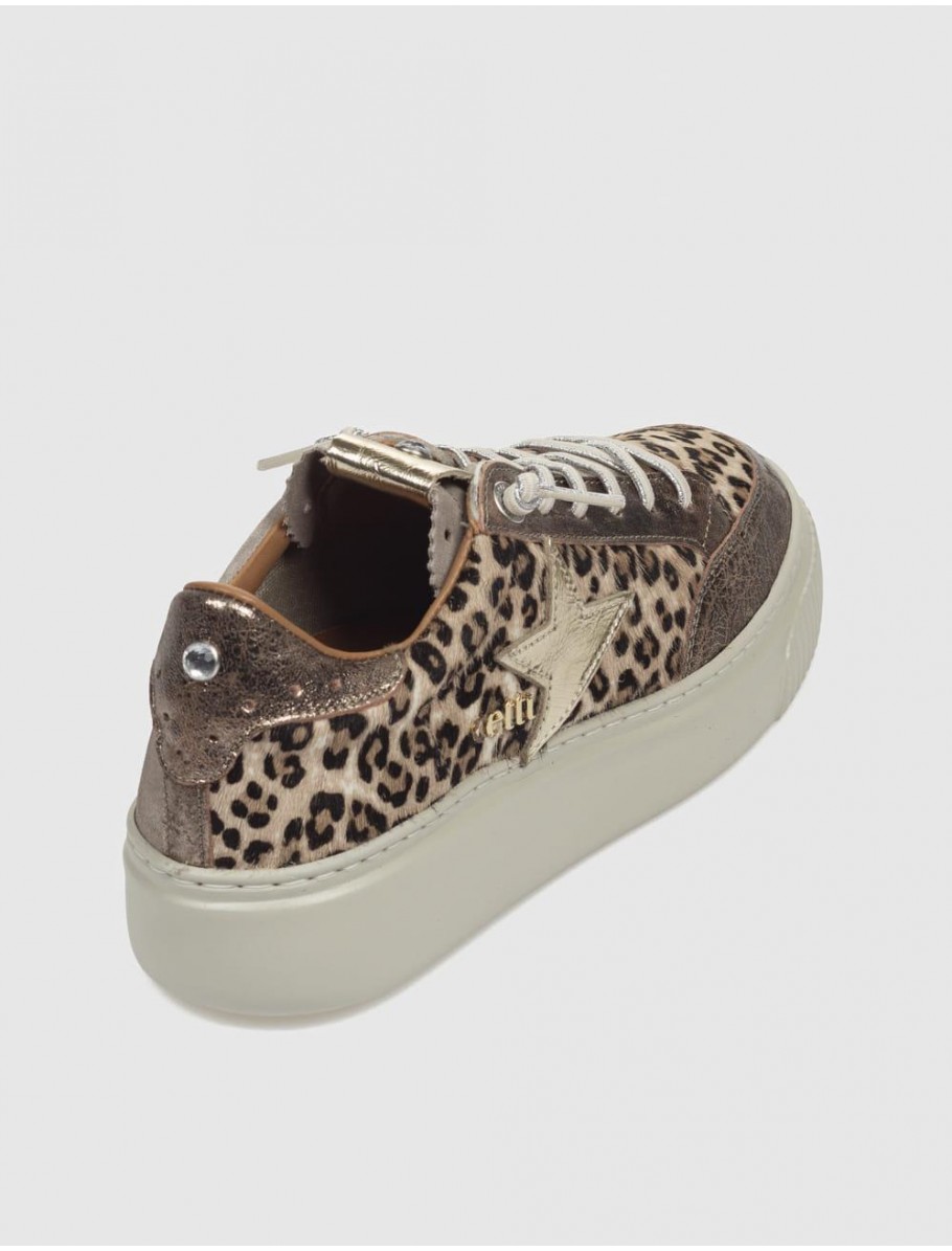 ZAPATILLA CETTI 1320 LEOPARDO