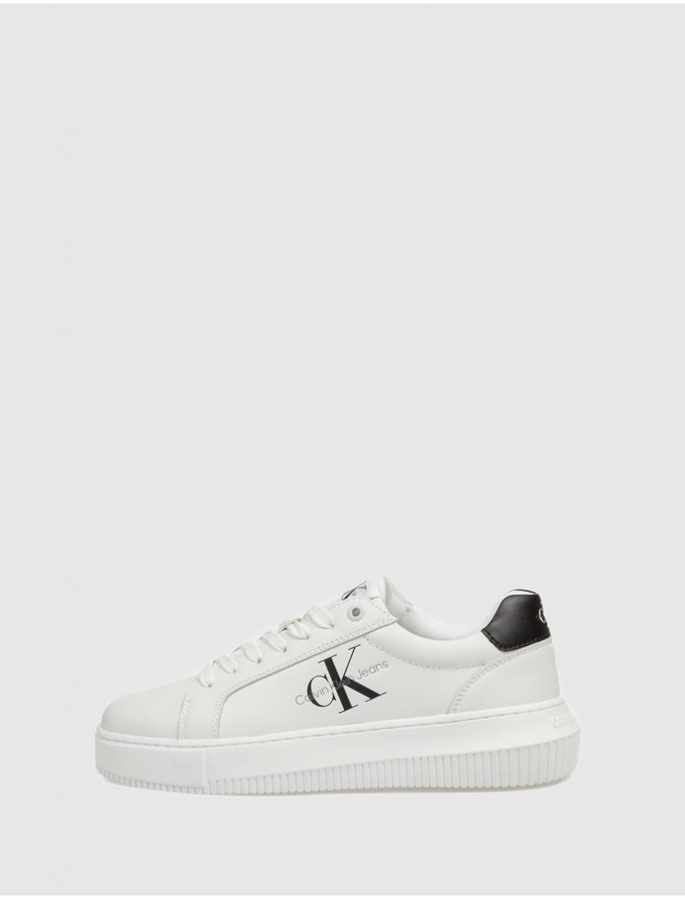 ZAPATILLA CALVIN KLEIN CHUNKY CUPSOLE MONO LTH BLANCO