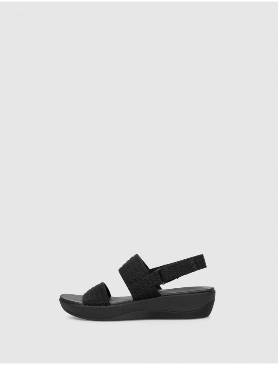 SANDALIA CLARKS ARLA STROLL NEGRO