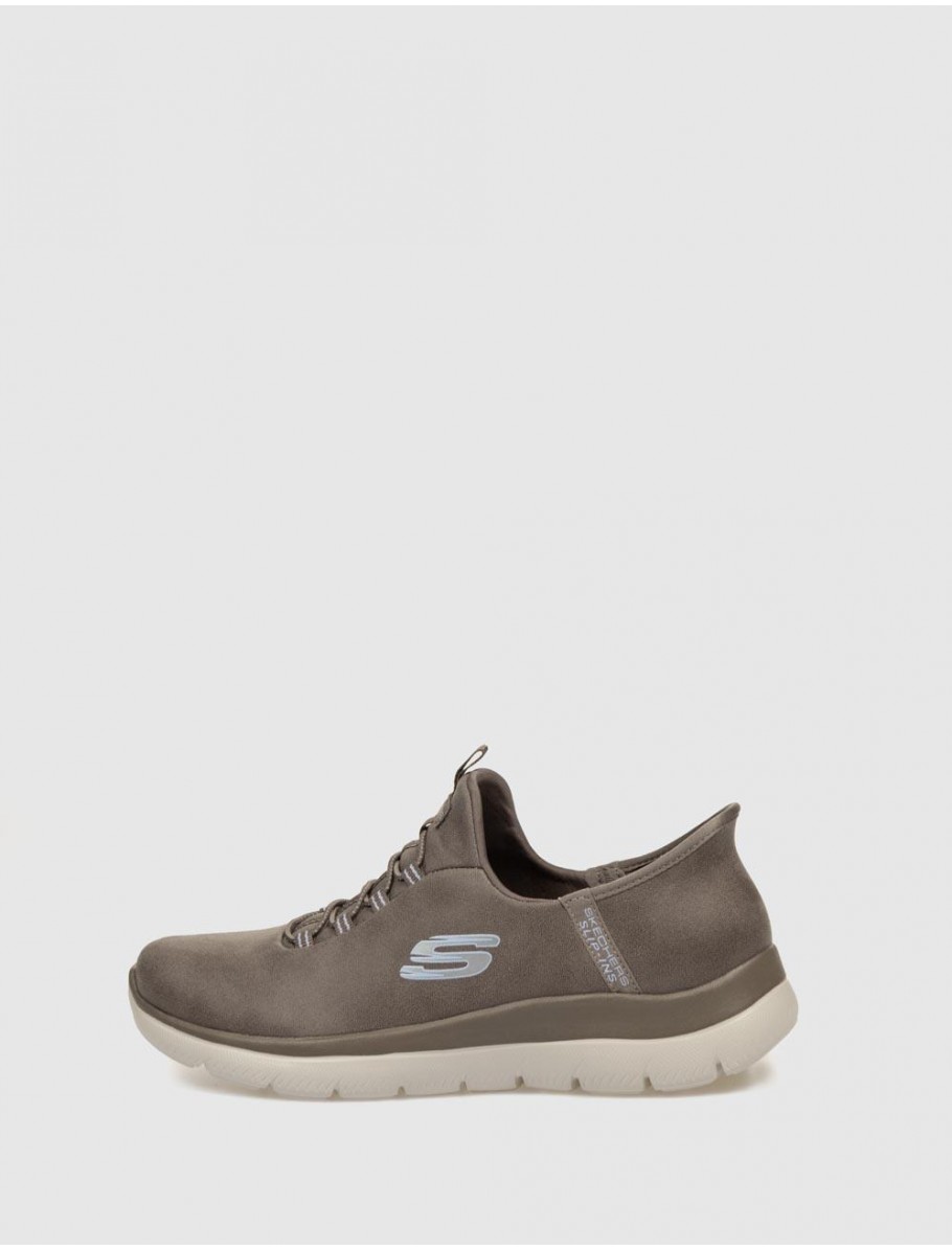 ZAPATILLA SKECHERS SUMMITS TAUPE