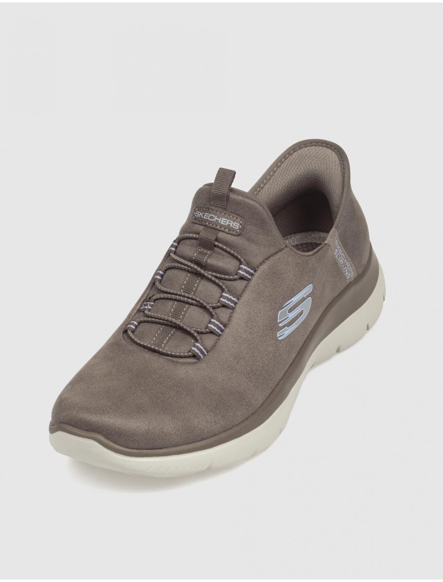 ZAPATILLA SKECHERS SUMMITS TAUPE