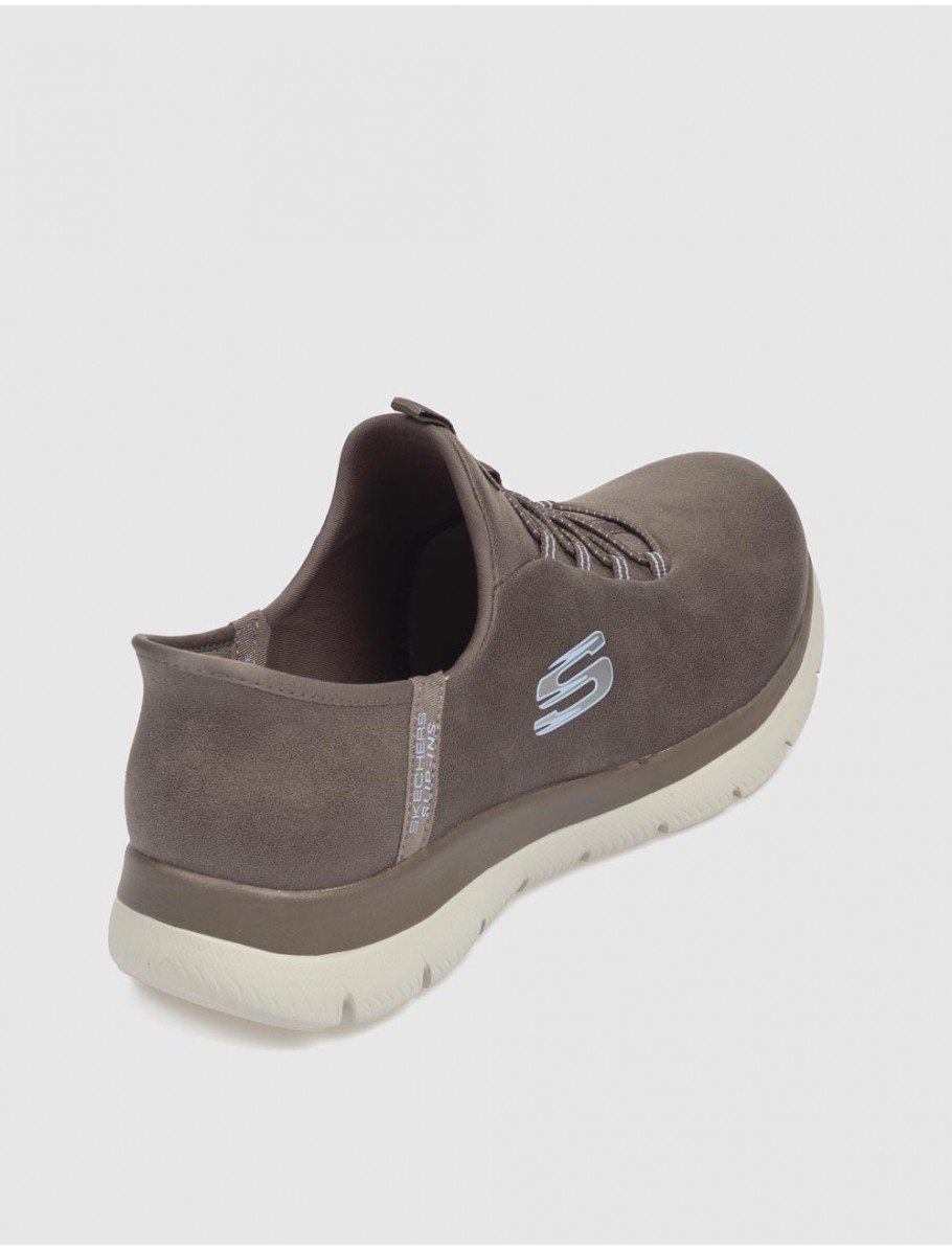 ZAPATILLA SKECHERS SUMMITS TAUPE