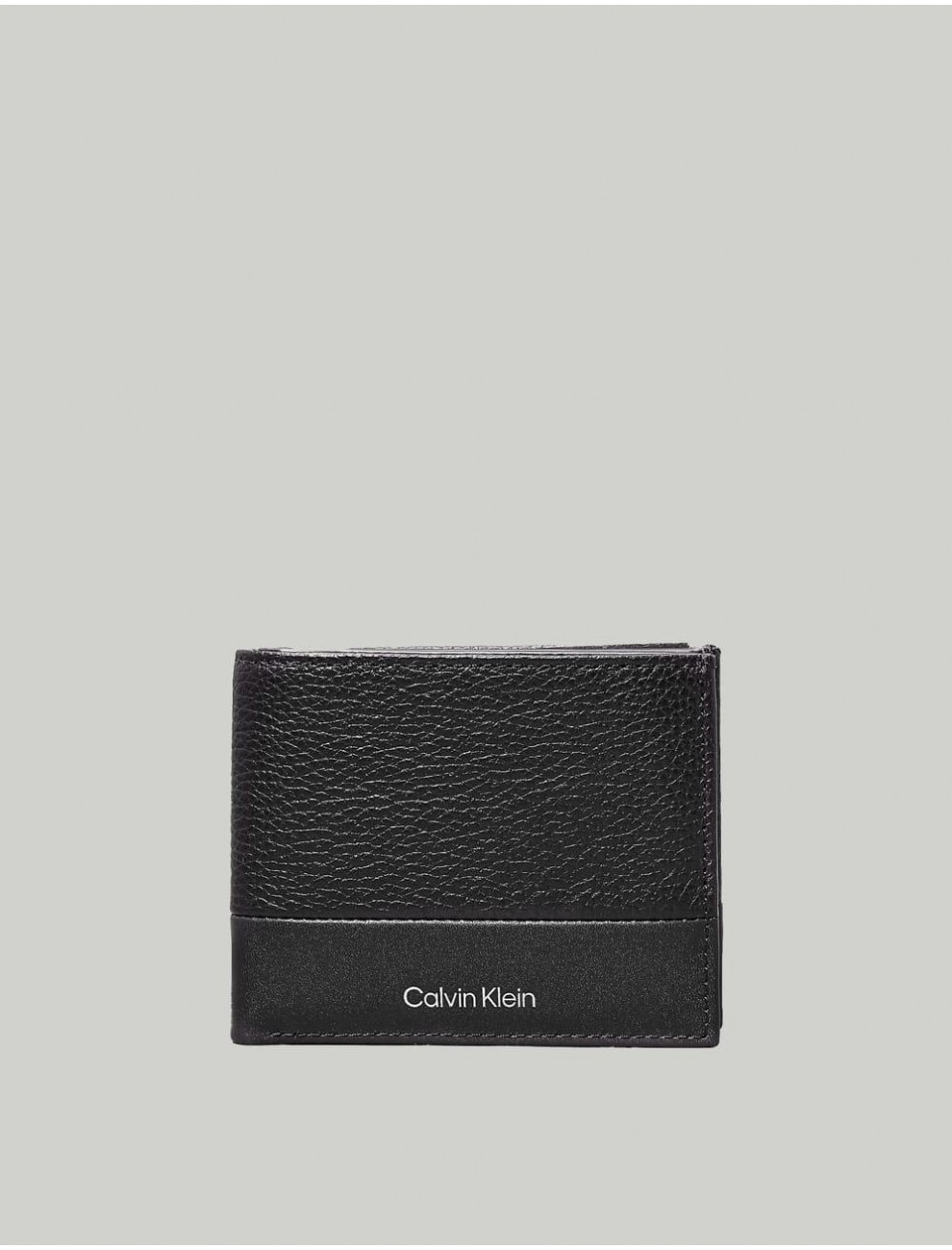 CARTERA CALVIN KLEIN SUBTLE MONO BIFOLD 5CC W COIN NEGRO