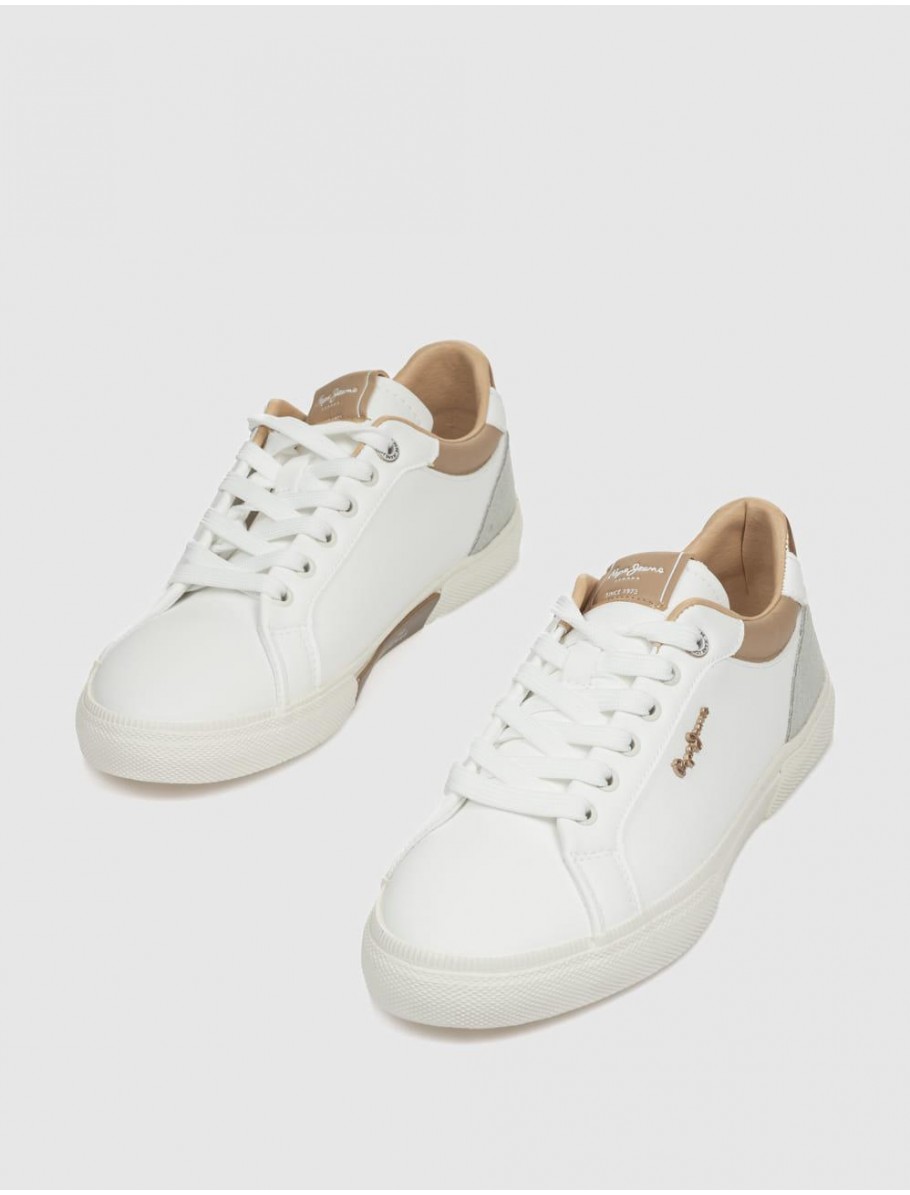 ZAPATILLA PEPE JEANS KENTON COURT BLANCO