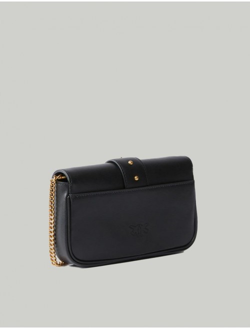 BOLSO PINKO LOVE ONE POCKET NEGRO