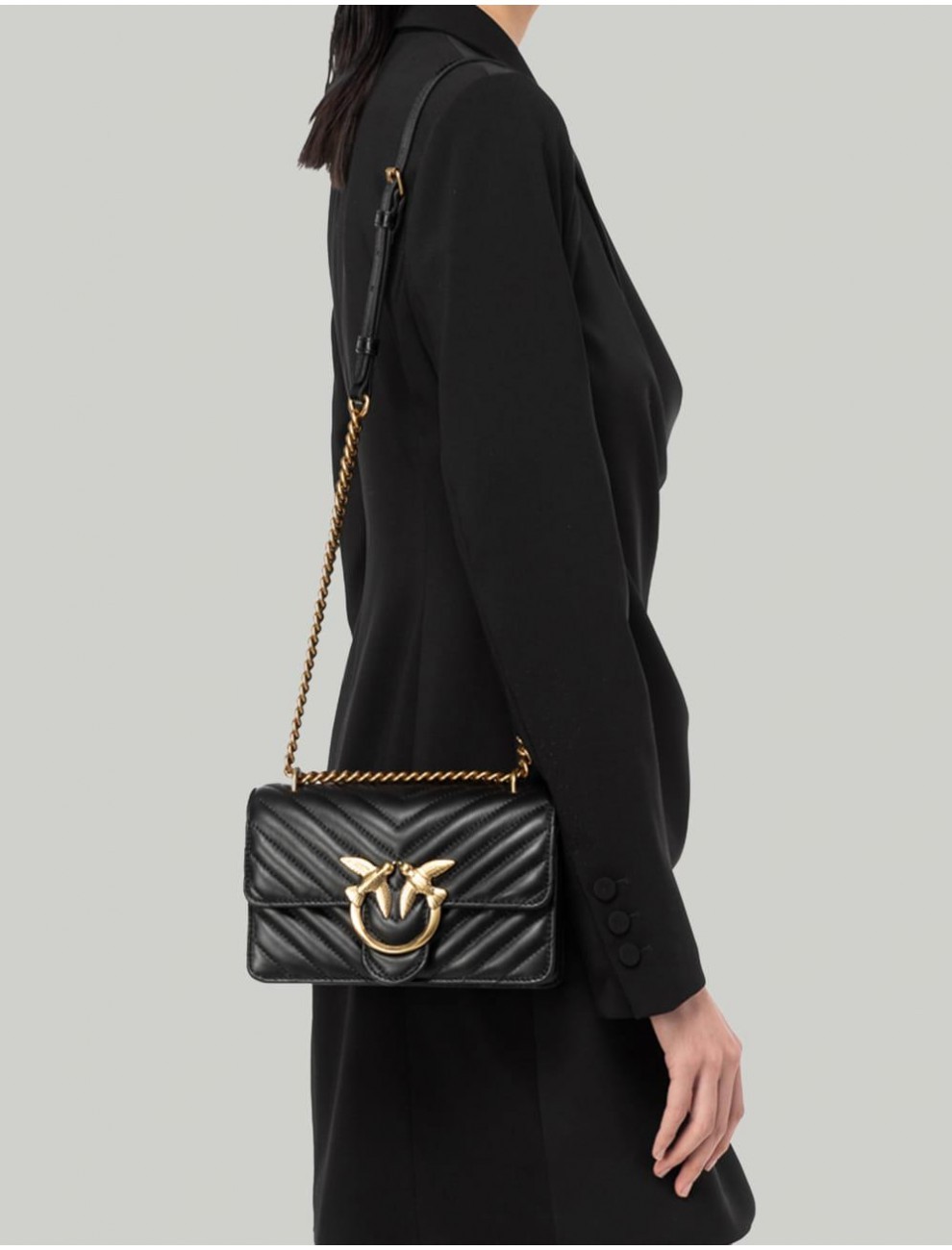 Bolso negro fashion pinko