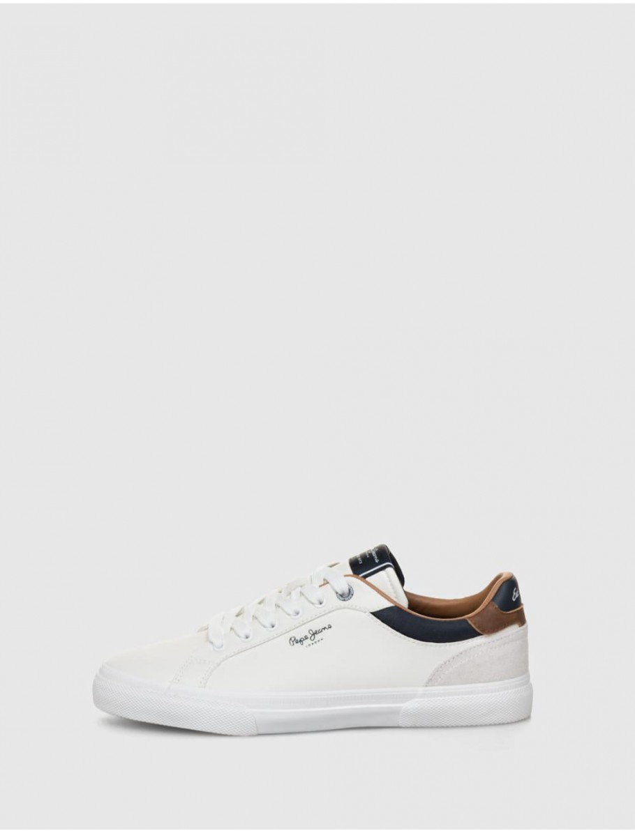 ZAPATILLA PEPE JEANS KENTON COURT BLANCO