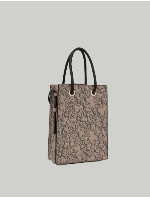 BOLSO TOUS KAOS MINI EVOLUTION NEW POP TAUPE