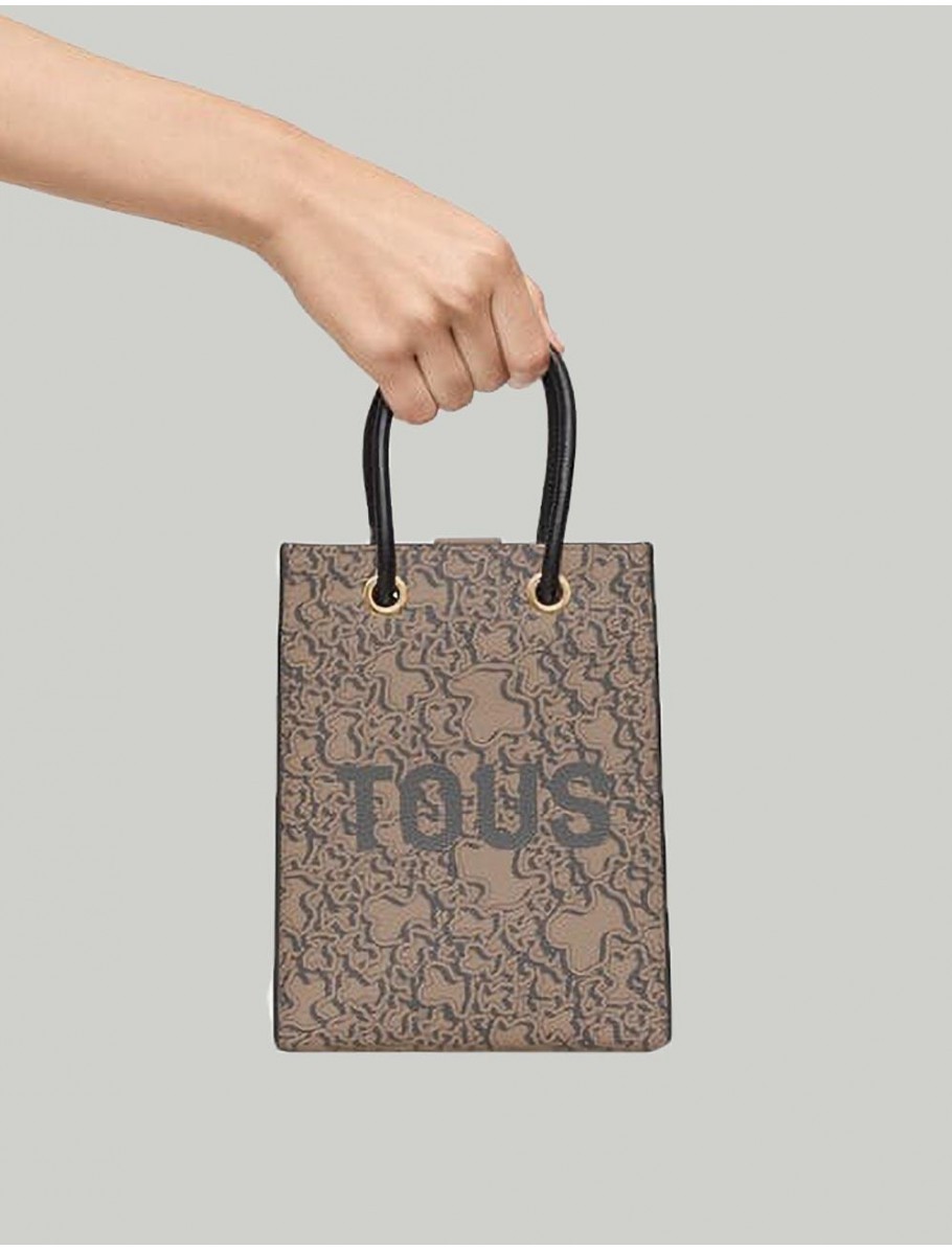 BOLSO TOUS KAOS MINI EVOLUTION NEW POP TAUPE