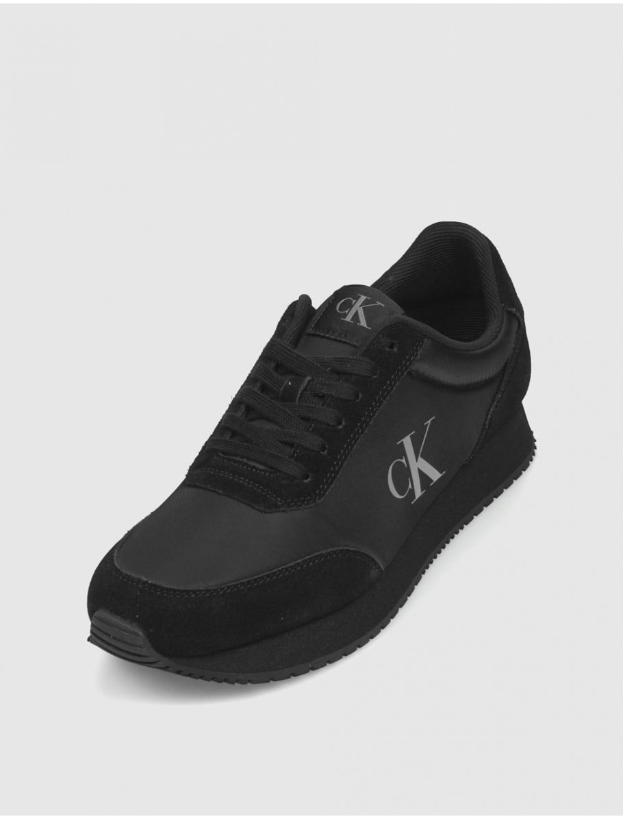 ZAPATILLA CALVIN KLEIN RETRO RUNNER ICONIC SNK NEGRO