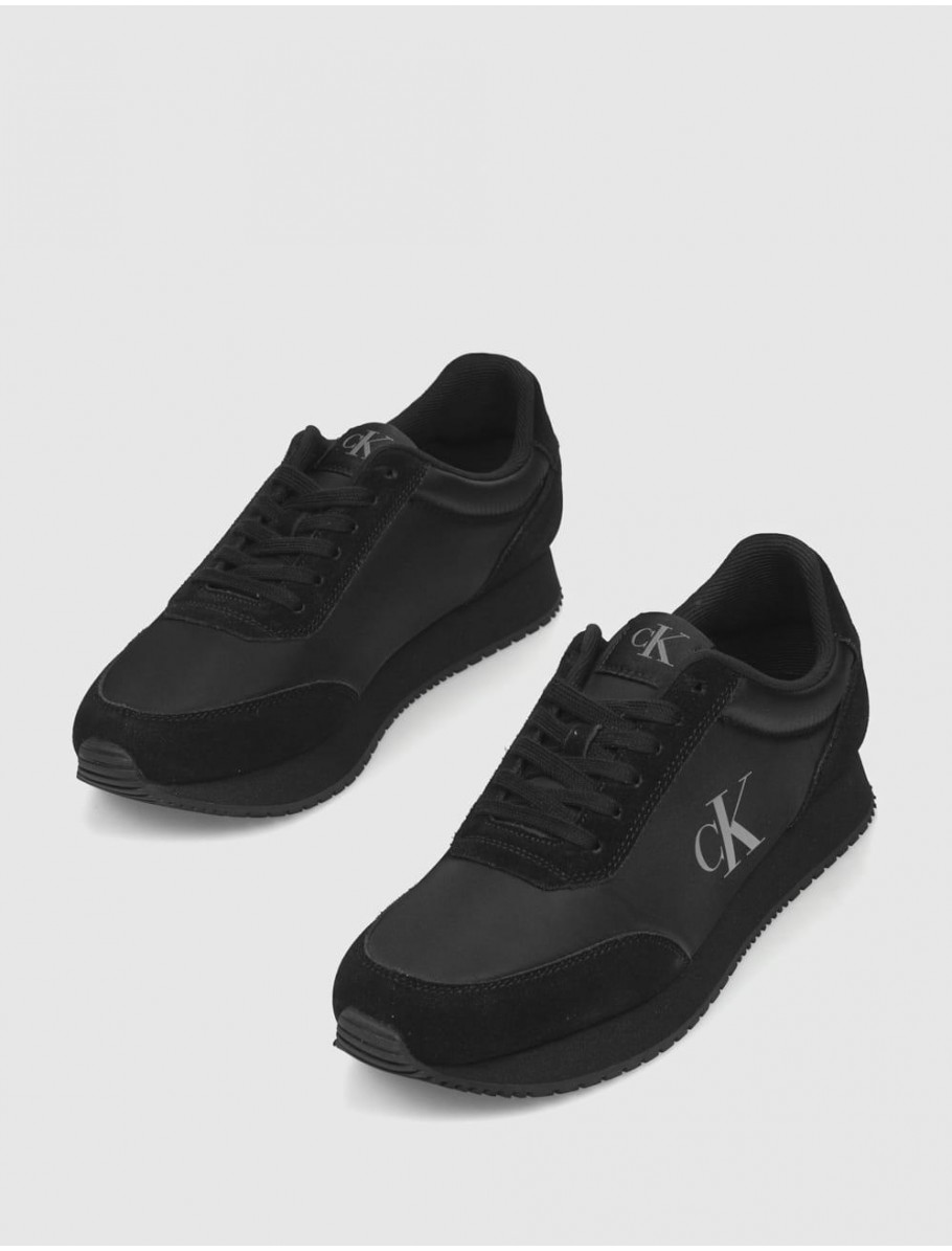 ZAPATILLA CALVIN KLEIN RETRO RUNNER ICONIC SNK NEGRO