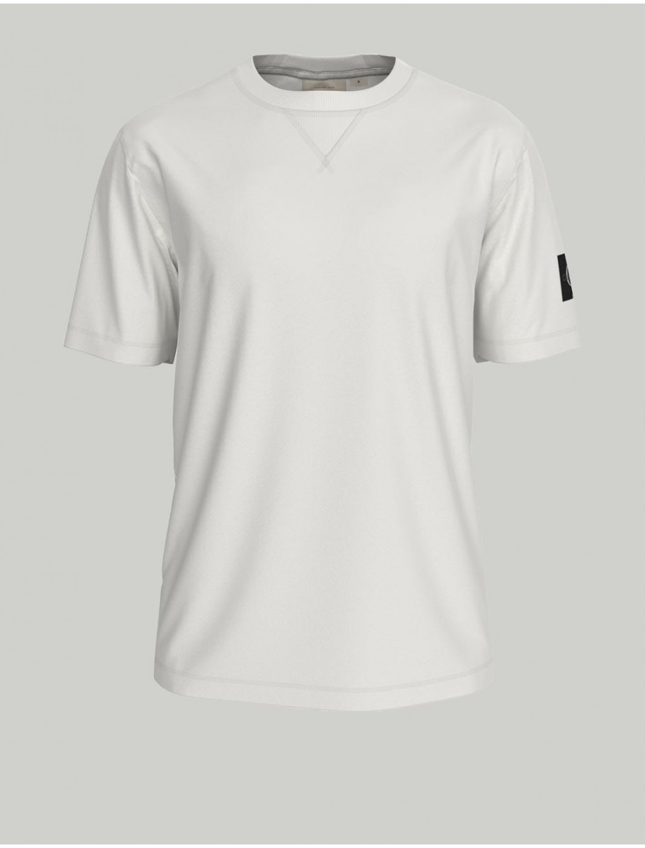 CAMISETA CALVIN KLEIN BADGE REGULAR TEE BLANCO