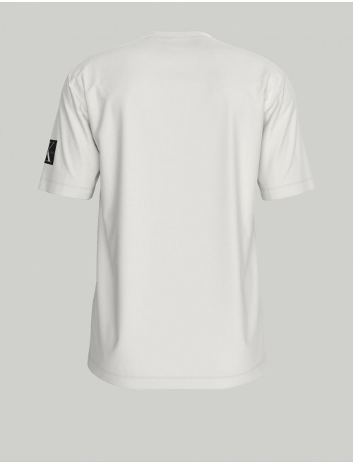 CAMISETA CALVIN KLEIN BADGE REGULAR TEE BLANCO