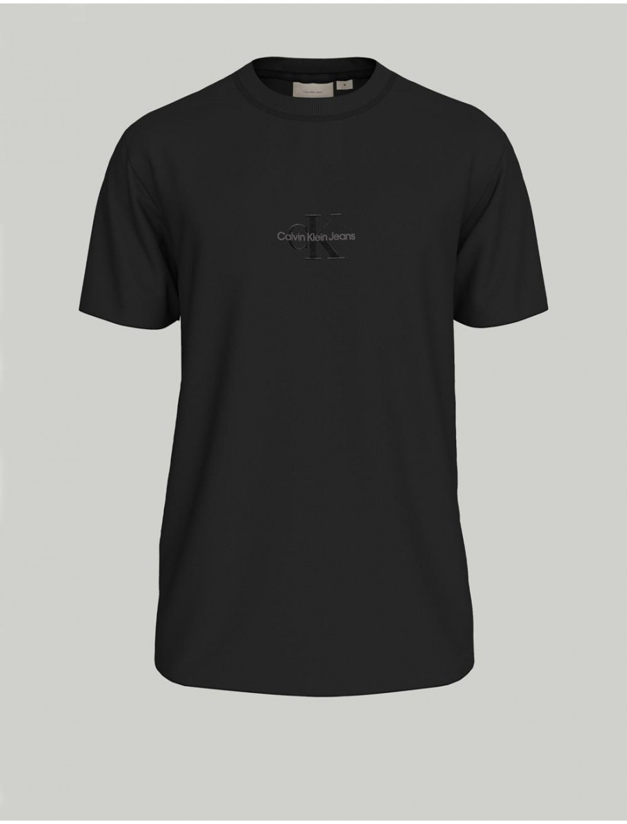 CAMISETA CALVIN KLEIN MONOLOGO TEE NEGRO