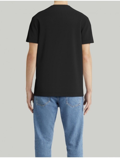 CAMISETA CALVIN KLEIN DISTRESSED MONOLOGO TEE NEGRO