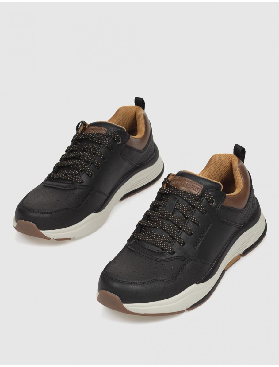 ZAPATILLA SKECHERS BENAGO TRENO NEGRO